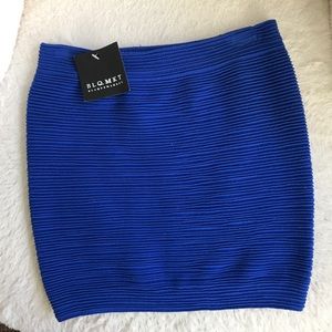 Nasty Gal Electric Feel Skirt in Cobalt Blue